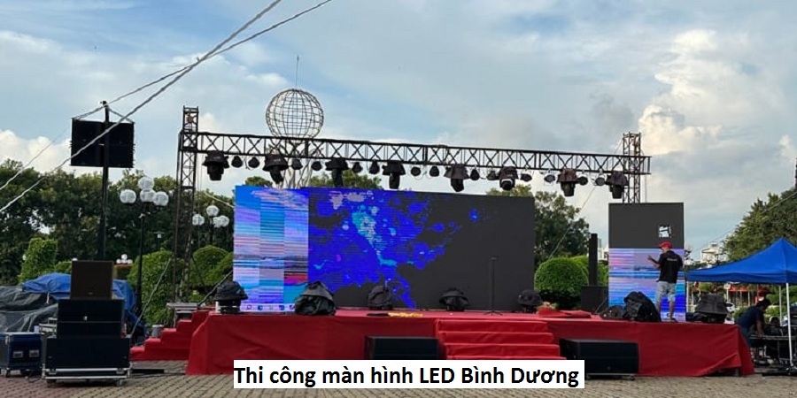Thi công màn hình LED Bình Dương